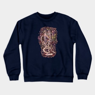 Small Dragon and Glass Crewneck Sweatshirt